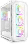Sharkoon AK5G RGB ATX 1xGlass White Case
