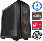 INTOP Ryzen 5 5500 16GB 1TB SSD M.2 NVME+4TB RX580 8GB no-OS