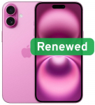 Apple Renewed Grade B | Apple iPhone 16 Plus | Pink | 6.7 " | OLED | 128 GB | 5G | iOS