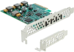 DeLOCK PCIe x4 to 4x USB-C 10 Gbps Low Profile Controller