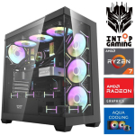 INTOP AQUA Ryzen 7 9700X 16GB DDR5 1TB SSD M.2 NVME RX9060XT 16GB no-OS