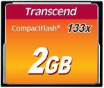TRANSCEND CompactFlash 2GB Card