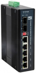4x PoE 10/100/1000Base, 1x Gigabit SFP, 1x Gigabit Combo SFP/RJ-45, 1024 MAC, 12Gbps