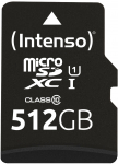 CARD Intenso Speicherkarte microXC-Card PREMIUM 512 GB