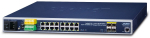 Industrial L2+ 16-Port 10/100/1000T + 4-Port 100/1000X SFP Managed Ethernet Switch