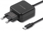 QOLTEC laadija 12W 5V 2.4A USB t&uuml;&uuml;p C