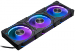 PHANTEKS D30 PWM Reverse Airflow D-RGB Fan, 3-Pack - 120mm, Black