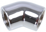 Alphacool HF L-connector 45&deg; G1/4 inner thread to G1/4 inner thread - chrome