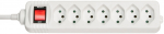 Lindy 7-Way Power Strip with Switch CH