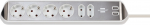 Brennenstuhl Estilo 6-Outlet White Corner Power Strip