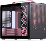Jonsplus Z20 Micro-ATX Case with Handle - Black/Pink