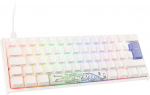 Ducky One 2 Pro Mini White Edition RGB LED Gaming Keyboard - Cherry Silent Red