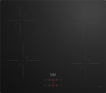 Beko HII64401QT Black Built-in 60 cm Zone induction hob 4 zone(s)