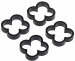 Alphacool Eiskamm Alu X4 - 4mm black - 4 pcs