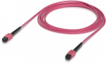 Indoor multi-mode fiber ptch cble with MPO Type B connectors designed for use with 40/100G
