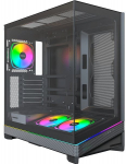 Montech SKY 3 case black, panoramic glass front