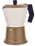 Aluminium moka pot MR-1657-3-BEIGE MAESTRO