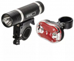 LED Bicycle Front Light 150lm and Back Light, 5&times; AAA, EMOS