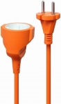 Power extension cable 20 m orange PC-186XOD-O-20M Gembird