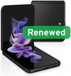 Samsung Renewed Grade C | Galaxy Z Flip 3 | Phantom Black | 6.7 " | 128 GB | 5G