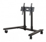B-Tech AV System X - Universal Low Level Flat Screen Trolley (VESA 600 x 400) - 0.75m 50mm Poles