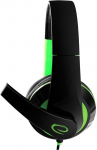 Esperanza Condor Gaming headphones with microphone, black and green