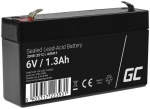 Green Cell AGM13 6V 1.3Ah Maintenance-free AGM VRLA Battery