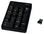 LogiLink ID0120 Wireless Numeric Keypad 18-key Black