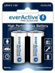 Alkaline batteries everActive Pro Alkaline LR14 C - blister card - 2 pieces