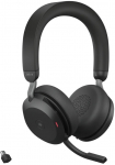 Jabra Evolve2 75 USB-C MS Teams Headset with Charging Stand - Black
