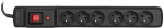Activejet COMBO 6GN 1,5M power strip with cord