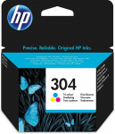 HP 304 Tri-color Ink Cartridge