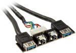 SilverStone I/O Port USB 3.0 Panel for SG03B-F/SG04B-F/GD04/GD08/SG08