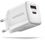 Axagon Wall Charger 2x USB-A/USB-C 30W ACU-PQ30W White