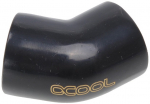 Alphacool HF L-connector 45&deg; G1/4 inner thread to G1/4 inner thread - deep black