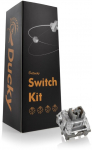 Ducky Kailh Midnight Pro Mechanical Switches, 5-Pin, Linear, MX-Compatible, 45g - 110 Pack