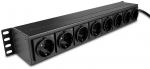 Lindy 8 Port 19-Inch Rack Socket Strip 73025 - 2m