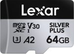 Lexar Professional SILVER PLUS microSDXC UHS-I Card 64 GB