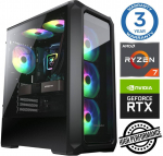 INTOP Ryzen 7 5700X 16GB 500SSD M.2 NVME+2TB RTX3050 6GB no-OS