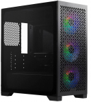 Cooler Master Elite 302 Mid Tower PC Case, mATX, Tempered Glass, Black
