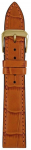 Zeppelin leather strap, brown, 18 mm