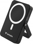 Verbatim power bank with stand, mag. wireless 10000mAh black