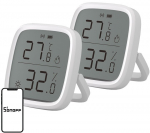Sonoff ZigBee SNZB-02D Temperature and Humidity Sensor, 2-Pack