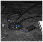 ICYBOX IB-HUB1403A IcyBox Desk Hub 4x US