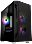 SilverStone Fara H1M PRO Micro-ATX Case, ARGB - black