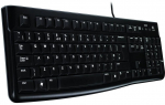 LOGI K120 Corded Keyboard black OEM DE