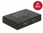 Delock HDMI 2 - 1 Switch bidirectional 4K 60 Hz