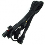 Phobya Y-cable 3Pin Molex to 9x 3Pin Molex - Black 60cm