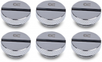 Alphacool Eiszapfen screw plug G1/4 - 6pcs Set chrome