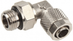 Innovatek Anschluss 90 Grad G1/4 Zoll AG auf 10/8mm - silber